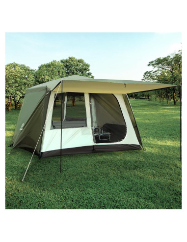 Carpa REDCAMP para 6 Personas Impermeable y Ventilada