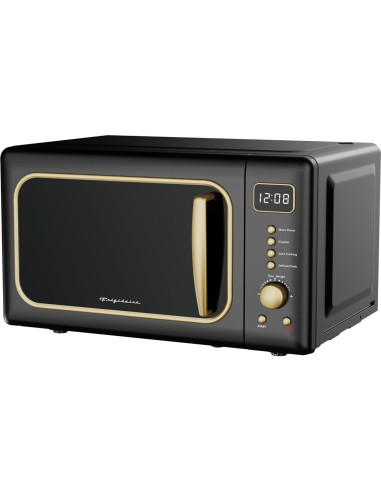 Microondas Retro Frigidaire EMW788 19.8L 900W Negro-Dorado