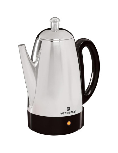 Cafetera Eléctrica Percoladora West Bend 12 Tazas Acero Inoxidable