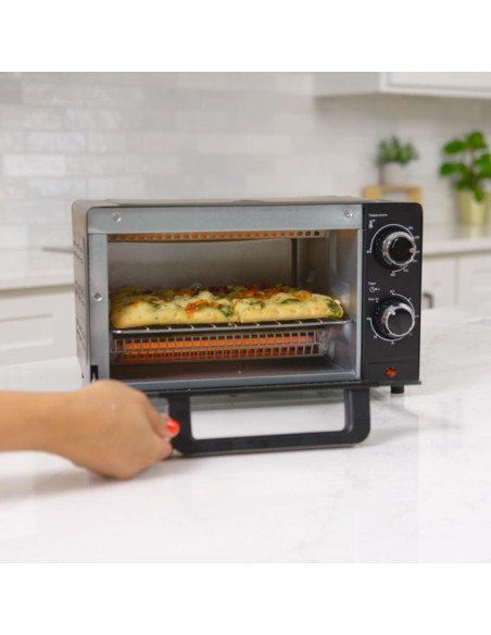 Horno Tostador Koolatron TCTO09 4 Rebanadas Compacto 1000W