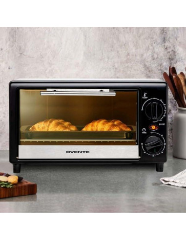 Horno Tostador OVENTE TO2808B 8L 750W con Temporizador 60min