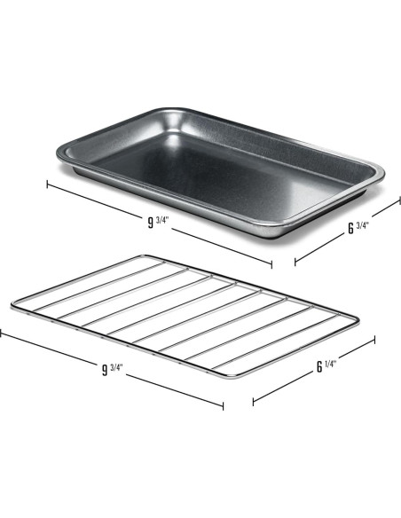 Horno Tostador OVENTE TO2808B 8L 750W con Temporizador 60min