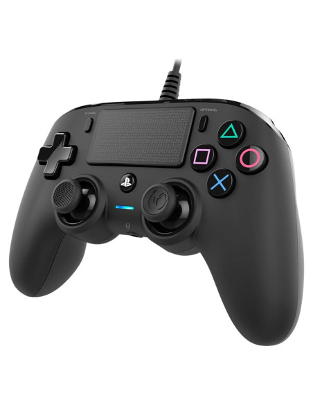 Controlador con cable Nacon para PS4 y PC - Negro