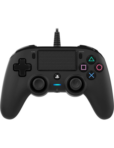 Controlador con cable Nacon para PS4 y PC - Negro