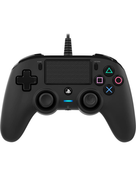 Controlador con cable Nacon para PS4 y PC - Negro