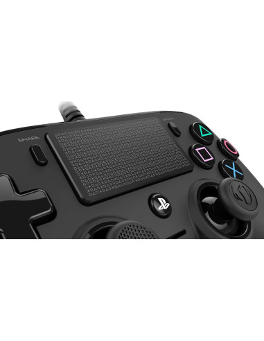 Controlador con cable Nacon para PS4 y PC - Negro