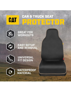 Cubierta de Asiento de Coche Impermeable CAT CAST201 - Ajuste Universal 2