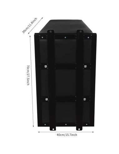 Saco de Boxeo Montado en Pared LIAUHO 40x30x70cm Negro