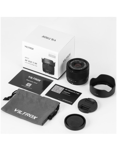 Lente Viltrox 25mm F1.7 para Fujifilm - Enfoque Automático