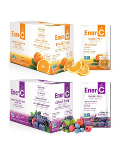 Ener-C Bebida Multivitamínica Sin Azúcar 260g - Naranja y Baya