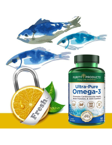 Omega 3 Ultra Puro Pureza 60 geles blandos Limón