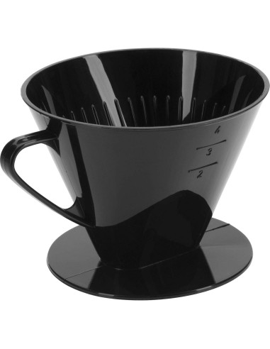 Cono de Filtro de Café Westmark Tamaño 4 - Plástico Negro
