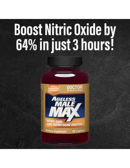 Ageless Male Max Suplemento Testosterona 60 Tabletas