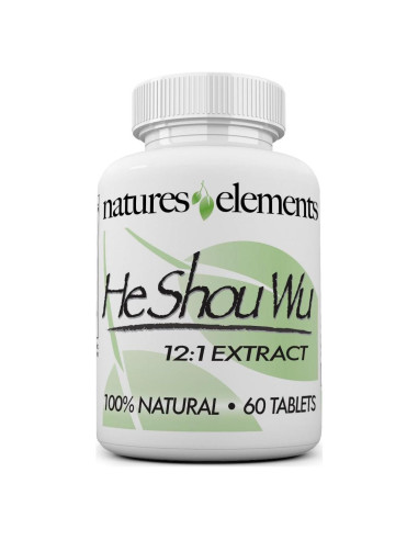 Extracto de Raíz Fo-Ti 1000mg Elementos de la Naturaleza 60 Tabletas