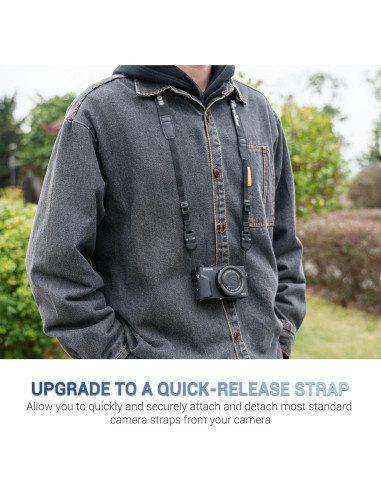 Correa de Cuello JJC para Cámara Compacta con Liberación Rápida