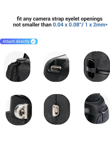 Correa de Cuello JJC para Cámara Compacta con Liberación Rápida