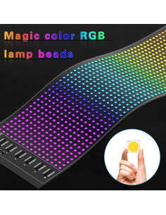 Ojos Demoníacos LED VNHLOVO para Parabrisas de Camión 37.4x9.2cm 2