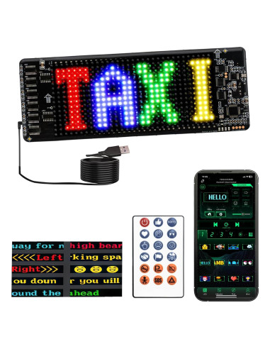 Ojos de Diablo LED para Parabrisas de Coche Wonhag 17.78x7.62cm