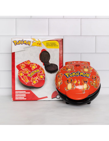 Mini Waffle Maker Charmander Uncanny Brands 550W Antiadherente