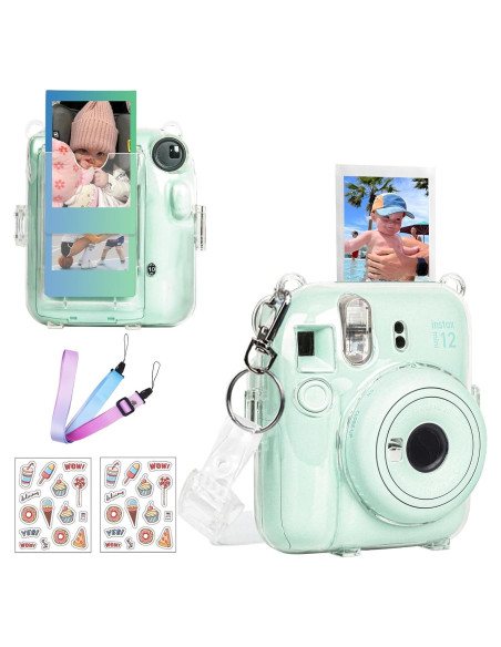 Funda Transparente CAIYOULE para Fujifilm Instax Mini 12