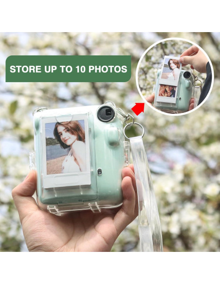 Funda Transparente CAIYOULE para Fujifilm Instax Mini 12
