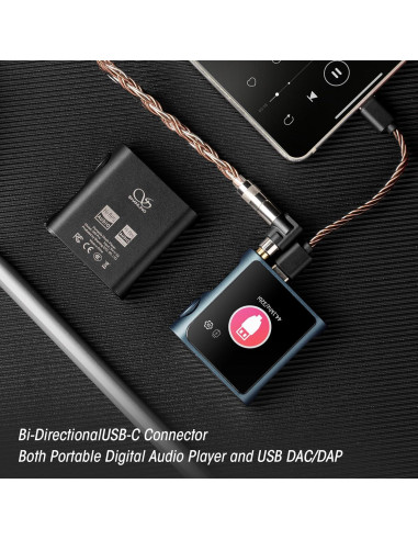 Reproductor MP3 SHANLING M0 Pro Bluetooth 5.0 2TB Azul