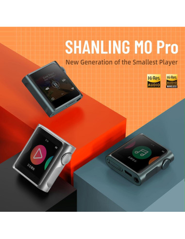 Reproductor MP3 SHANLING M0 Pro Bluetooth 5.0 2TB Azul