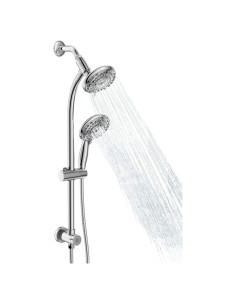 Cabezal de Ducha de Mano y Lluvia Egretshower 5 Funciones Cromo