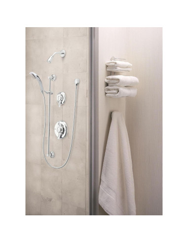 Conjunto de Ducha Comercial Moen 8342 PosiTemp Cromo