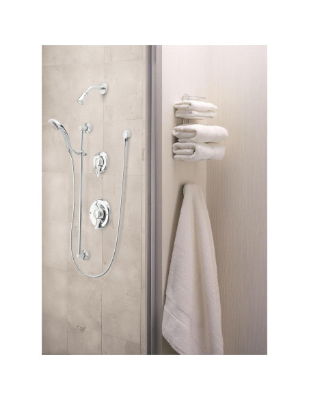 Conjunto de Ducha Comercial Moen 8342 PosiTemp Cromo