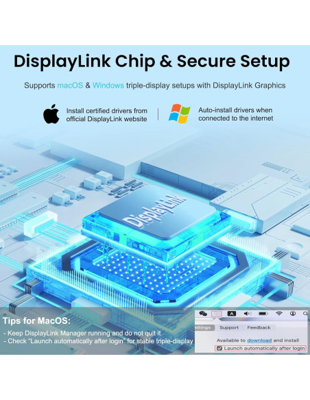 Monitor Doble Portátil GWSGUT 18.5" FHD 1080P 100Hz USB-C