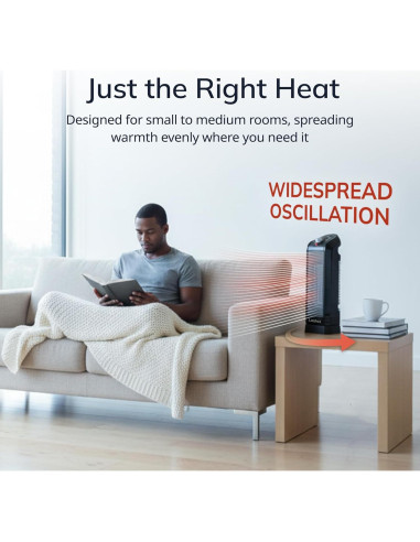 Calentador de Espacio Cerámico Lasko CT16450 1500W Oscilante