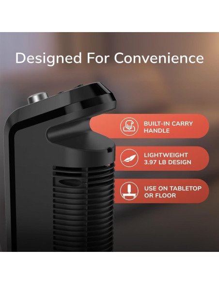 Calentador de Espacio Cerámico Lasko CT16450 1500W Oscilante