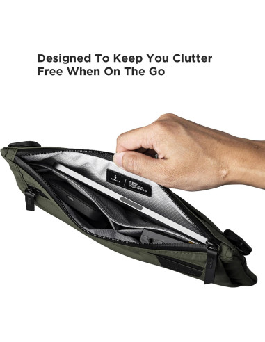 ALPAKA Zip Pouch Max V2 Verde 27x17.5cm Resistente al Agua