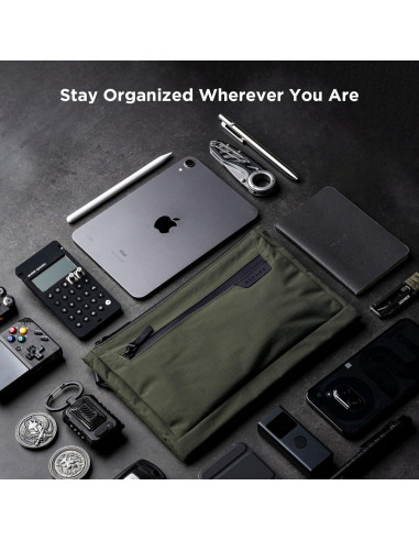 ALPAKA Zip Pouch Max V2 Verde 27x17.5cm Resistente al Agua