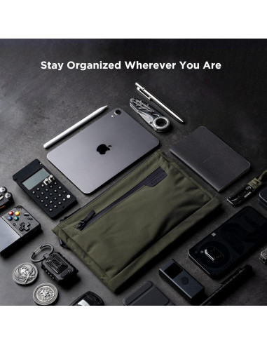 ALPAKA Zip Pouch Max V2 Verde 27x17.5cm Resistente al Agua