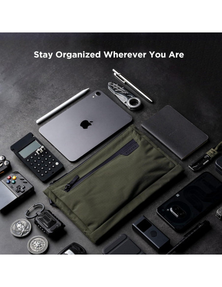 ALPAKA Zip Pouch Max V2 Verde 27x17.5cm Resistente al Agua