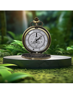 Reloj de bolsillo de cuarzo Gravity Falls Bill Cipher - Unisex 2