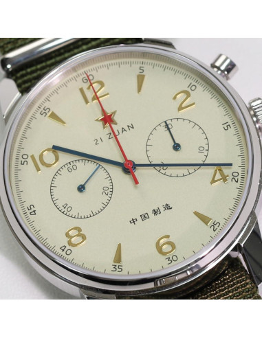 Reloj mecánico cronógrafo militar TOPHILL 1963 40mm acero