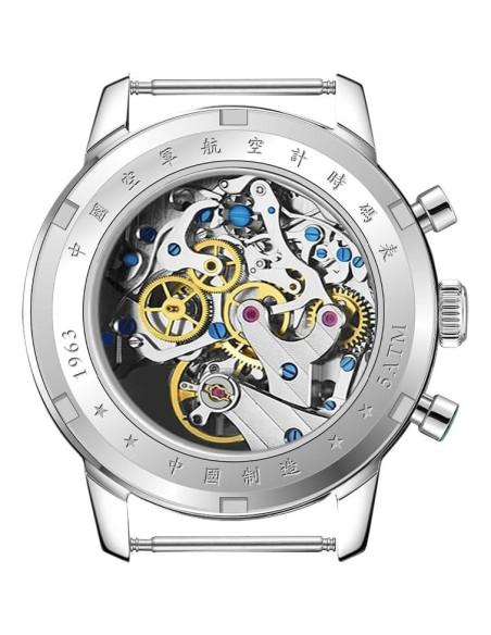 Reloj mecánico cronógrafo militar TOPHILL 1963 40mm acero