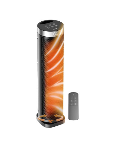 Calefactor Eléctrico de Torre VOCRS 1500W Oscilante 70 61cm
