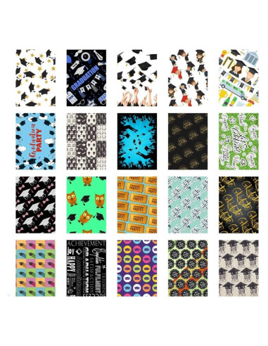 20 Marcos de Pegatinas Photo4Less para Fuji Instax Graduación