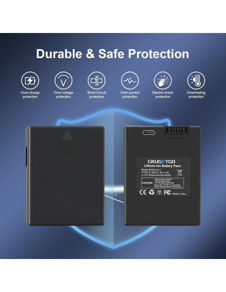 Batería Recargable 10500mAh GKUGEYGO para eufy S330 S230