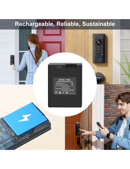 Batería Recargable 10500mAh GKUGEYGO para eufy S330 S230