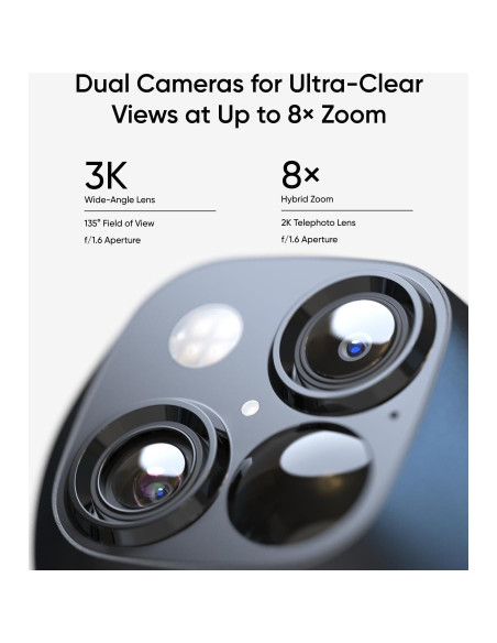 Kit de 3 Cámaras eufyCam S3 Pro + SoloCam S340 Solar 4K