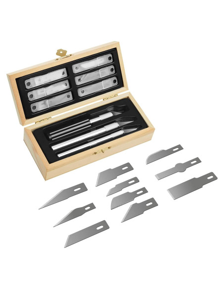 Juego de cuchillos de precisión Headley Tools 38 piezas