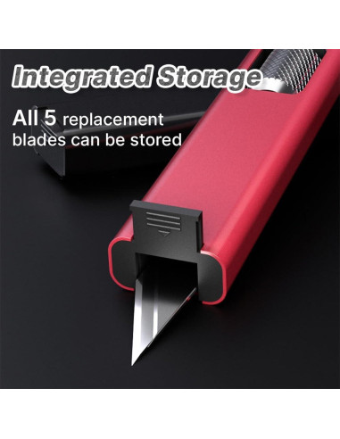 Cuchillo de Manualidades Scimaker HKA51 con 10 Cuchillas de Acero