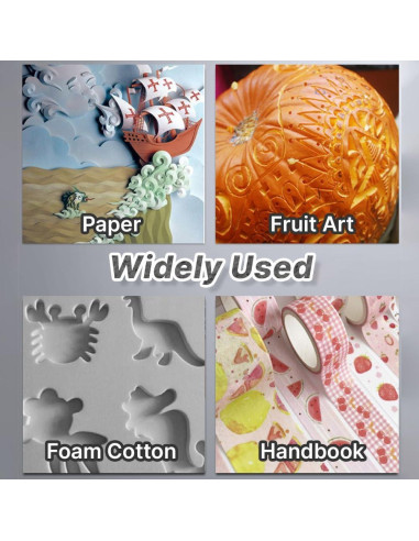 Cuchillo de Manualidades Scimaker HKA51 con 10 Cuchillas de Acero