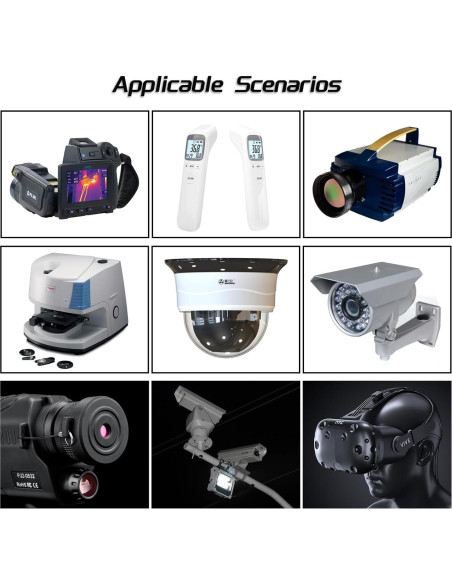 10 Pcs LED Infrarrojo 810nm SMD 3535 LEDGUHON para CCTV