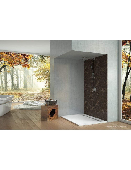 Sistema de Ducha de Lluvia Fennocasa Polaris 1, 8" y Ducha de Mano